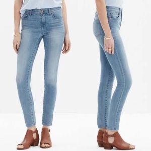 Madewell High Riser Skinny Crop Blue Jeans Size 26 Denim Casual